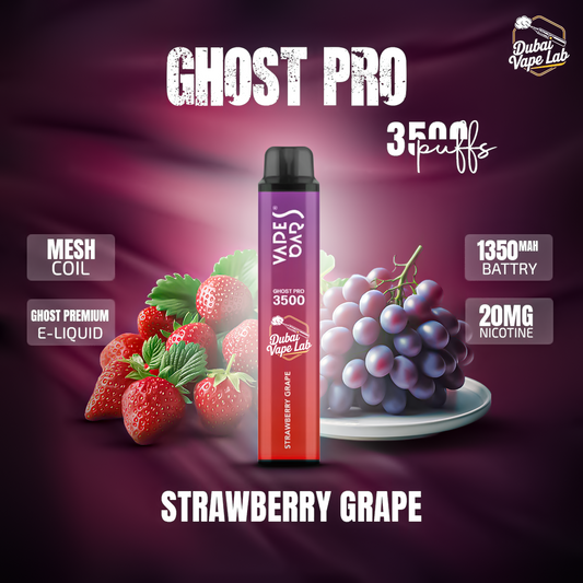 VAPES BAR - GHOST PRO 3500 PUFFS DISPOSABLE VAPE IN UAE