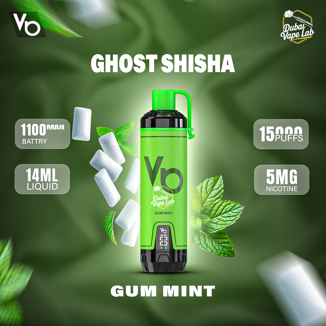 VAPES BARS Ghost Shisha 15000 Puffs Disposable Vape in Dubai