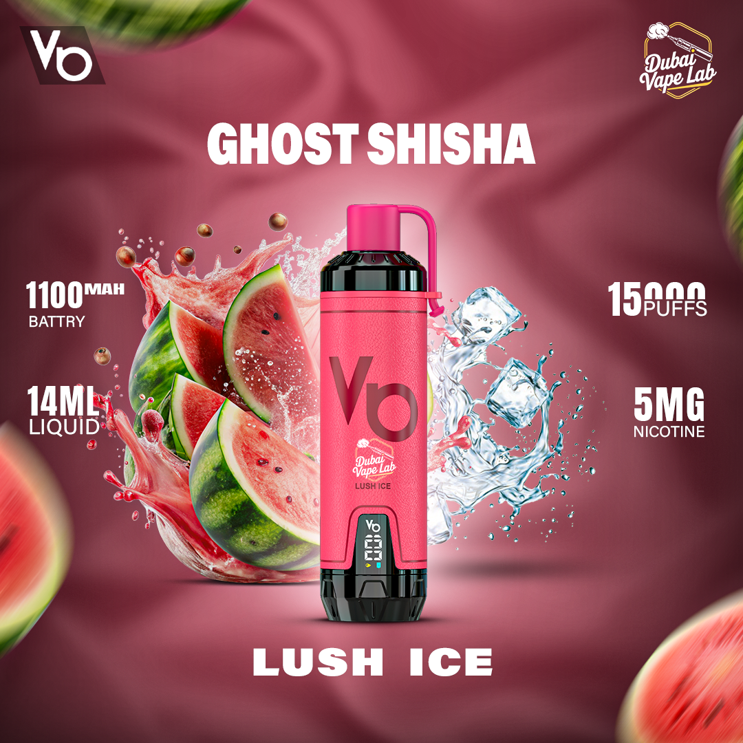 VAPES BARS Ghost Shisha 15000 Puffs Disposable Vape in Dubai