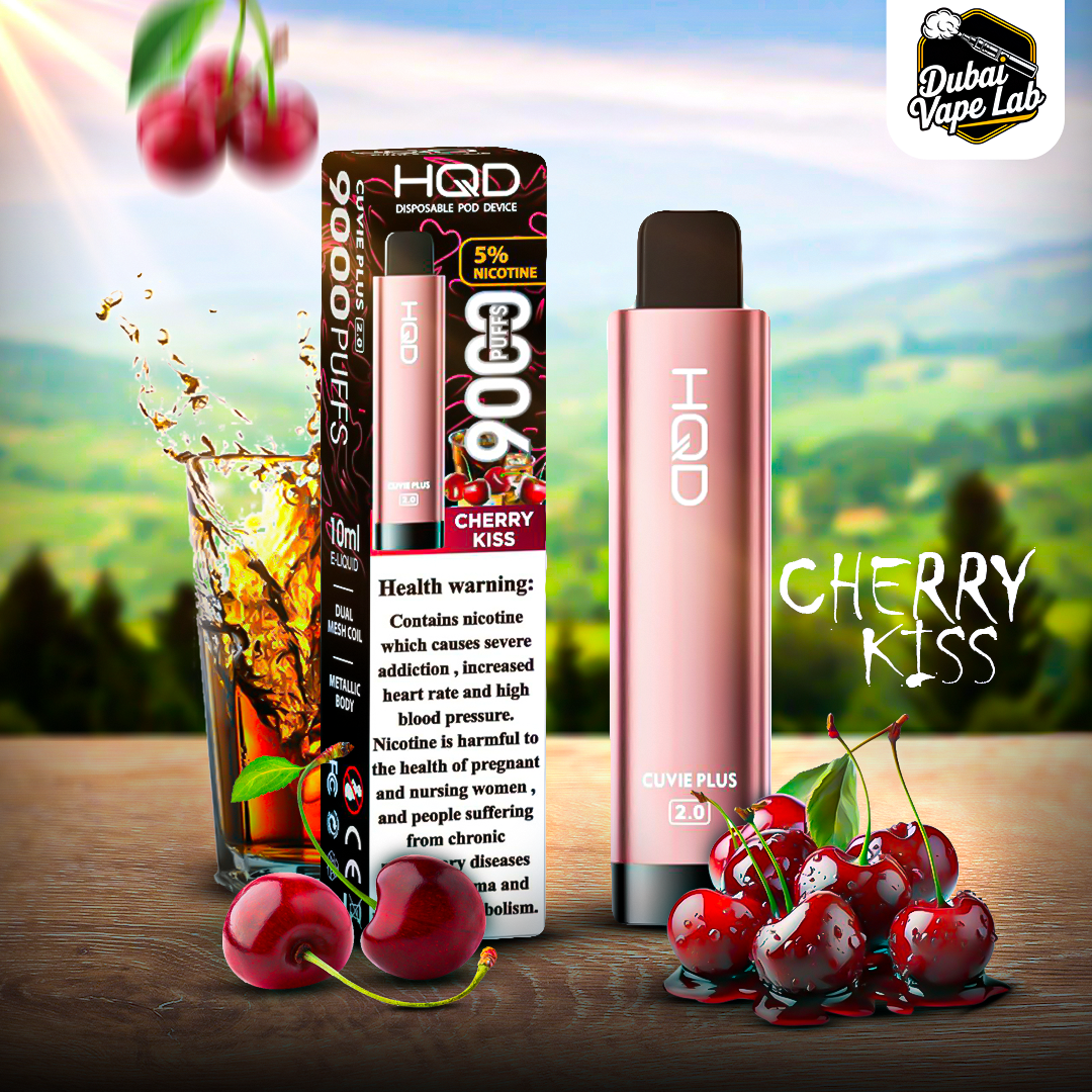 HQD Cuvie Plus 2.0 Disposable Vape 9000 Puffs In Dubai