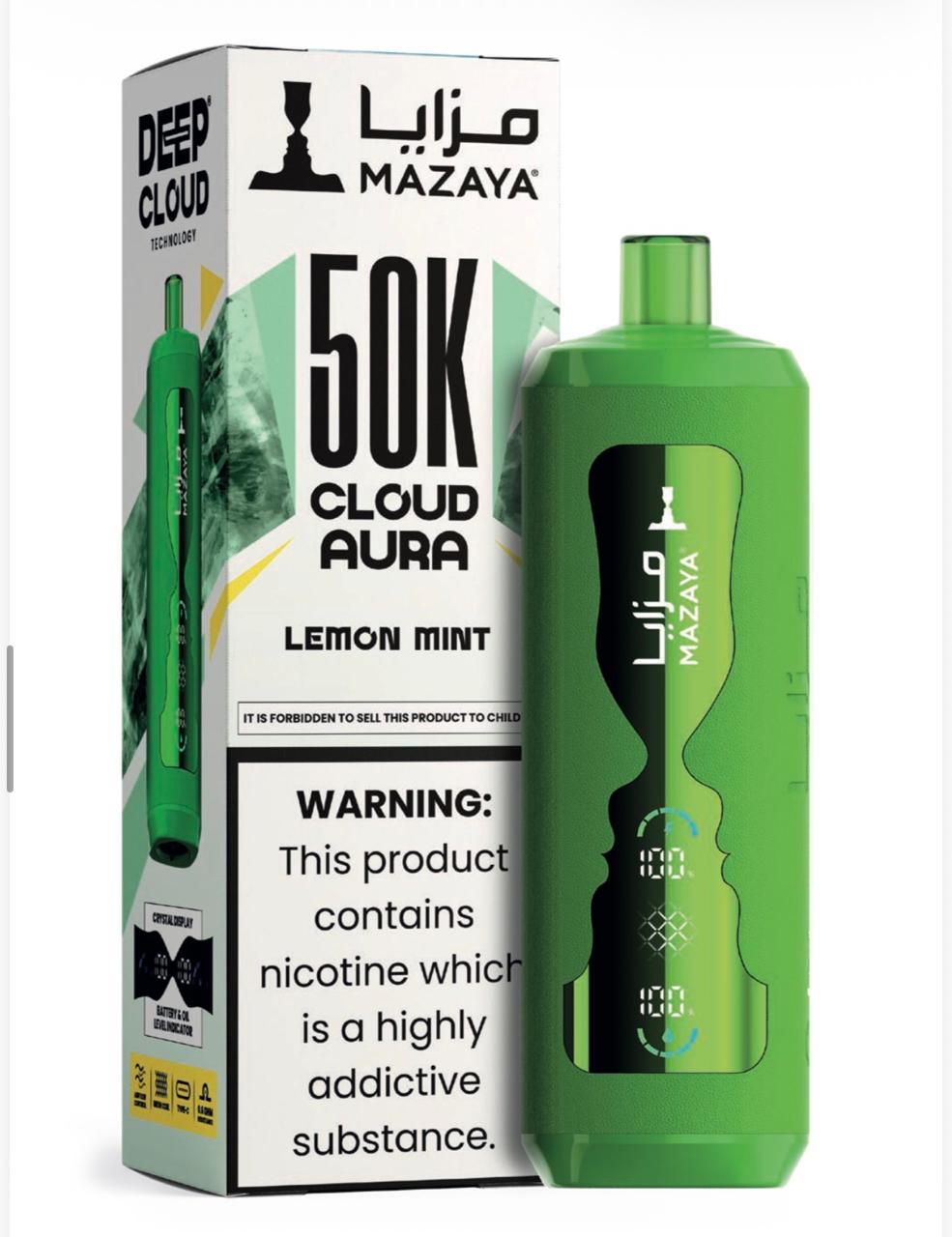 Mazaya Cloud Aura 50K Puffs Disposable Vape