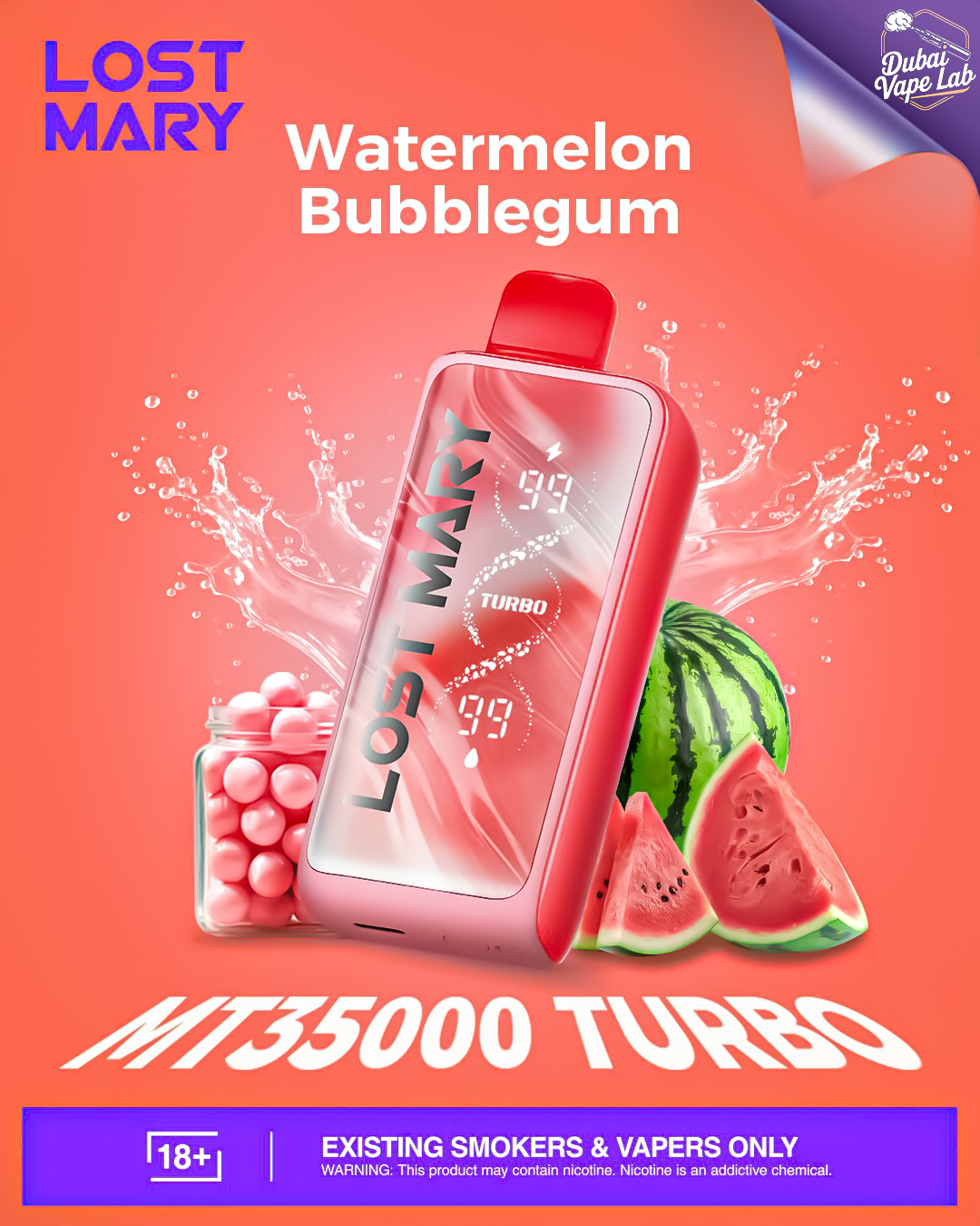 Lost Mary MT35000 Vape With 35,000 Puffs In Dubai.