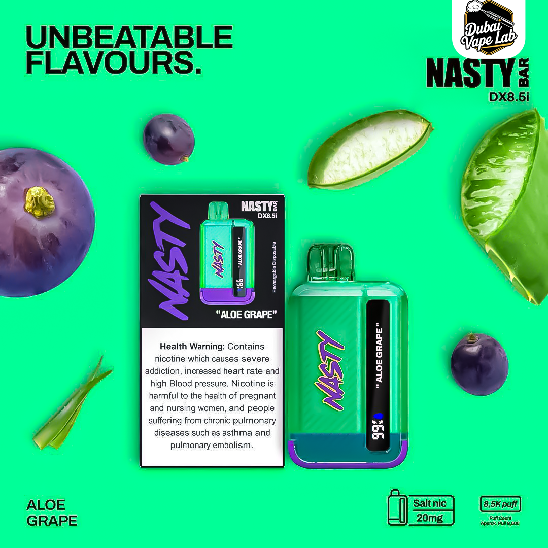 Discover Nasty Bar 8500 Puffs Disposable Vape Online: Same-Day Delivery in Dubai