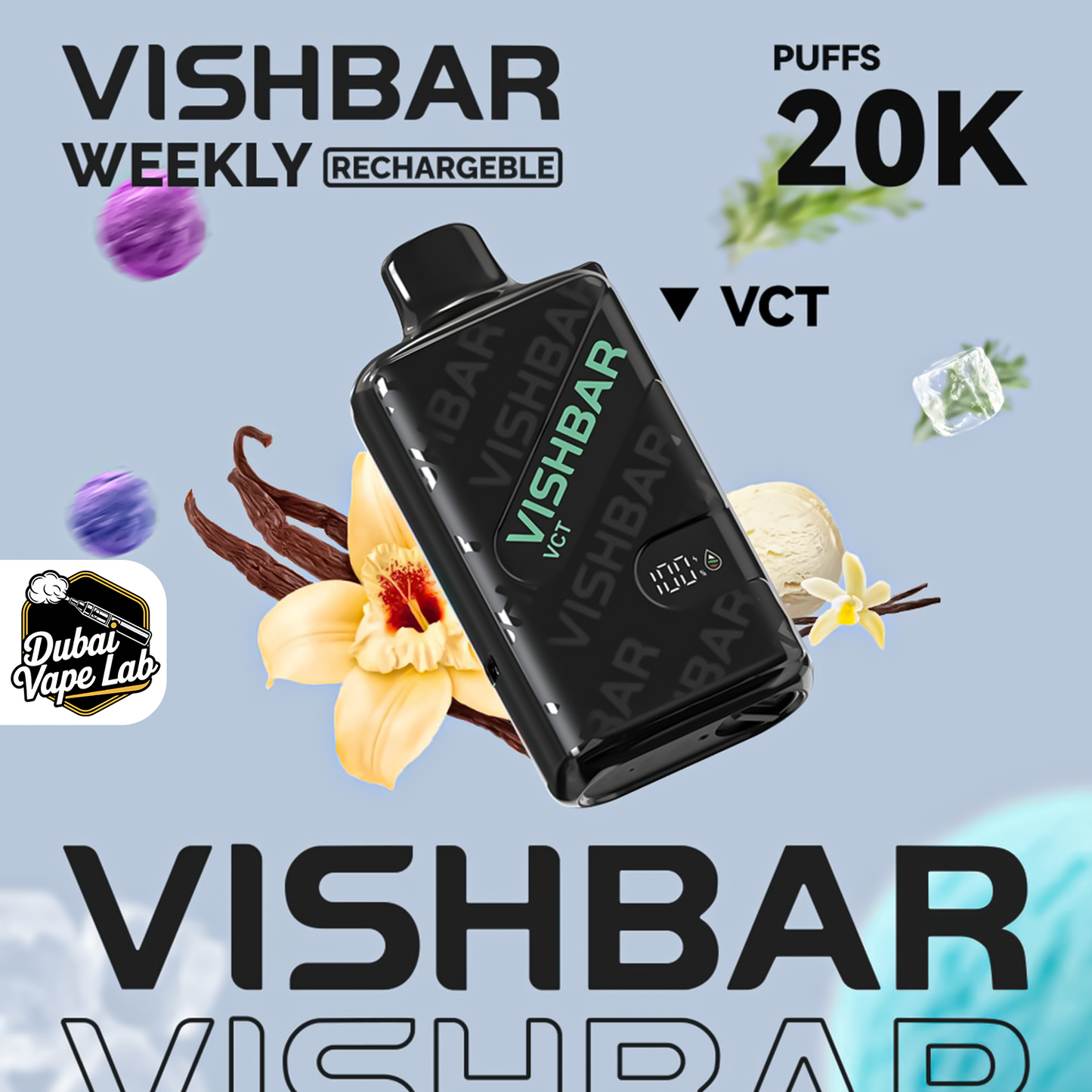 Vishbar Weekly Rechargeble 20000 Puffs Vape In Dubai
