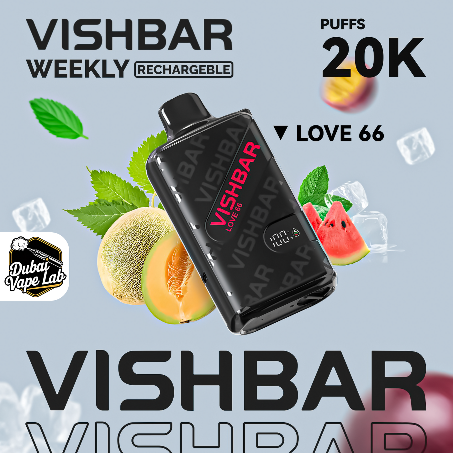 Vishbar Weekly Rechargeble 20000 Puffs Vape In Dubai