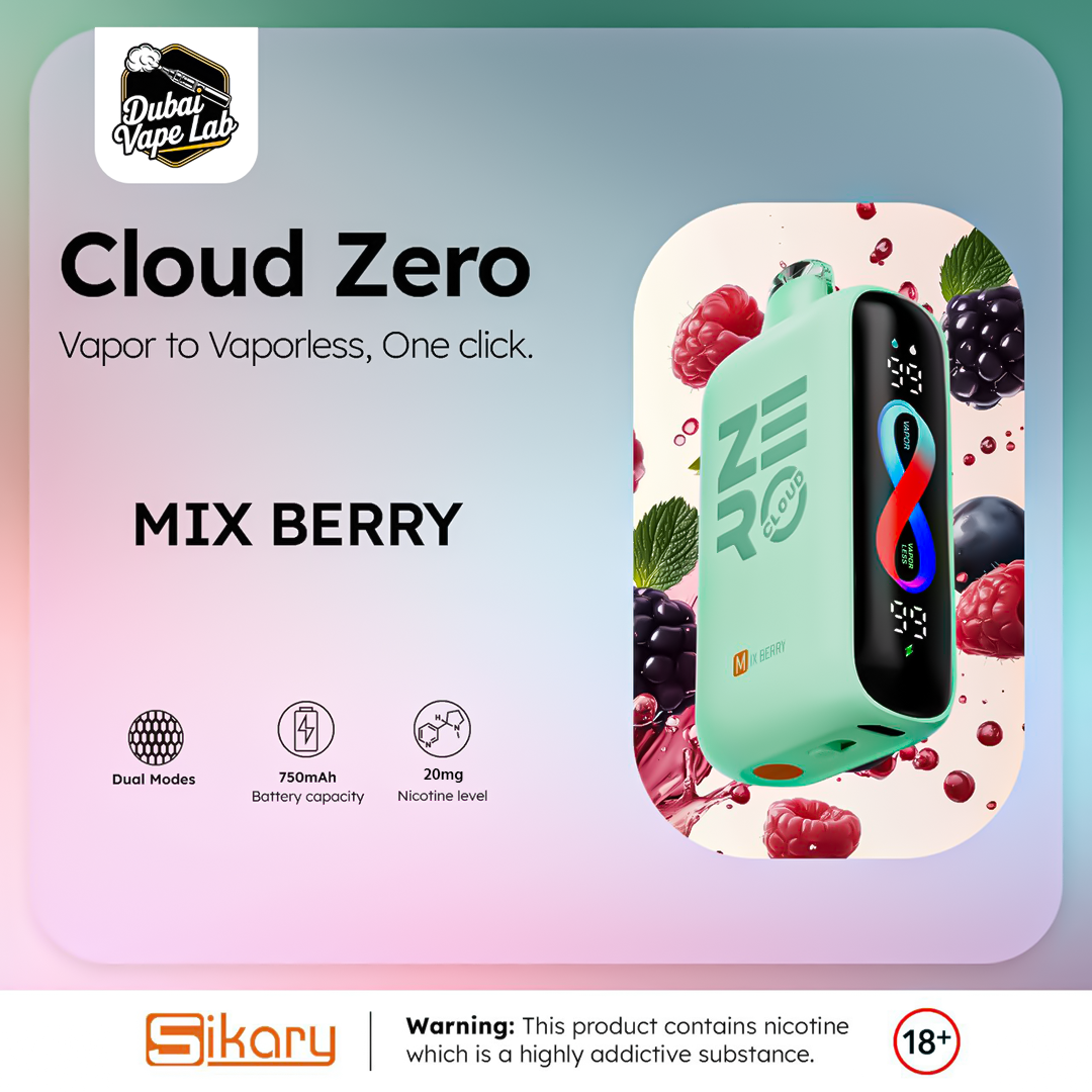 Sikary Cloud Zero 20000 Puffs Disposable Vape In Dubai