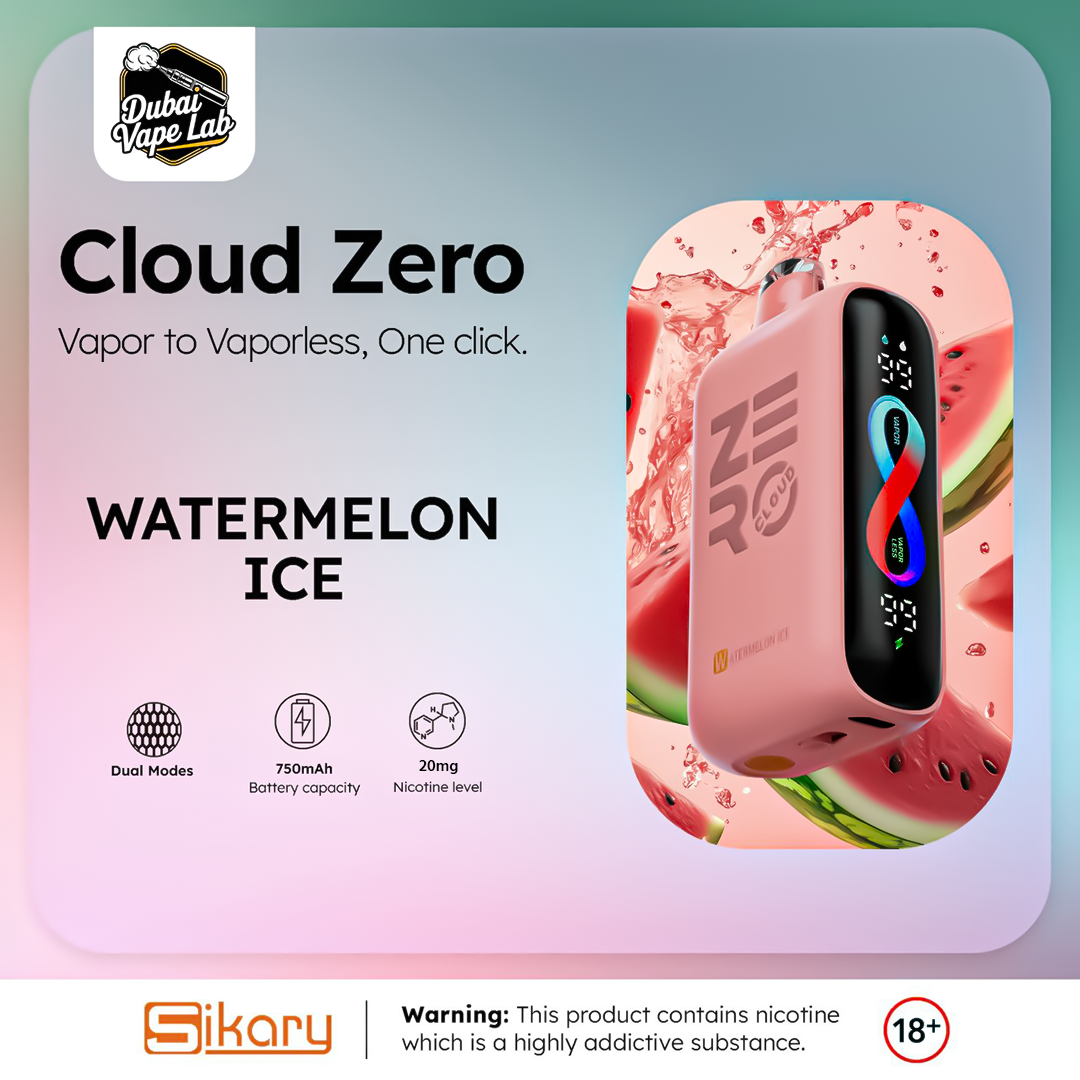 Sikary Cloud Zero 20000 Puffs Disposable Vape In Dubai