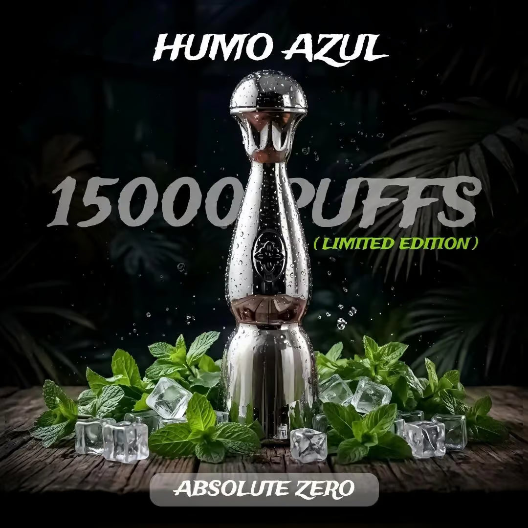 Humo Azul 15000 Puffs Silver Limited Edition Disposable Vape