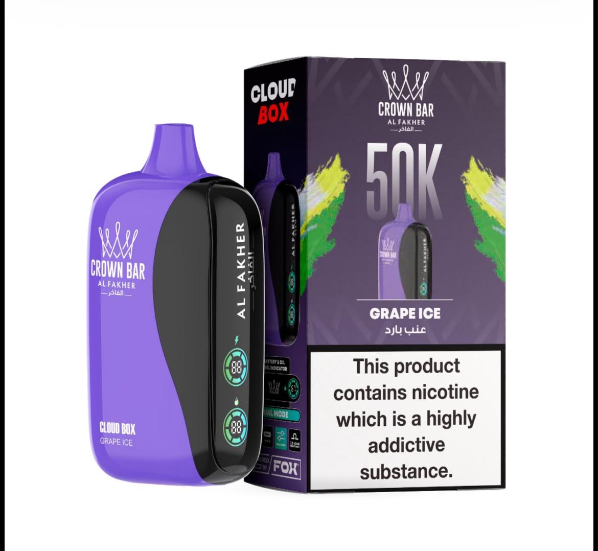 Al Fakher Crown Bar 50K Cloud Box 50000 Puffs