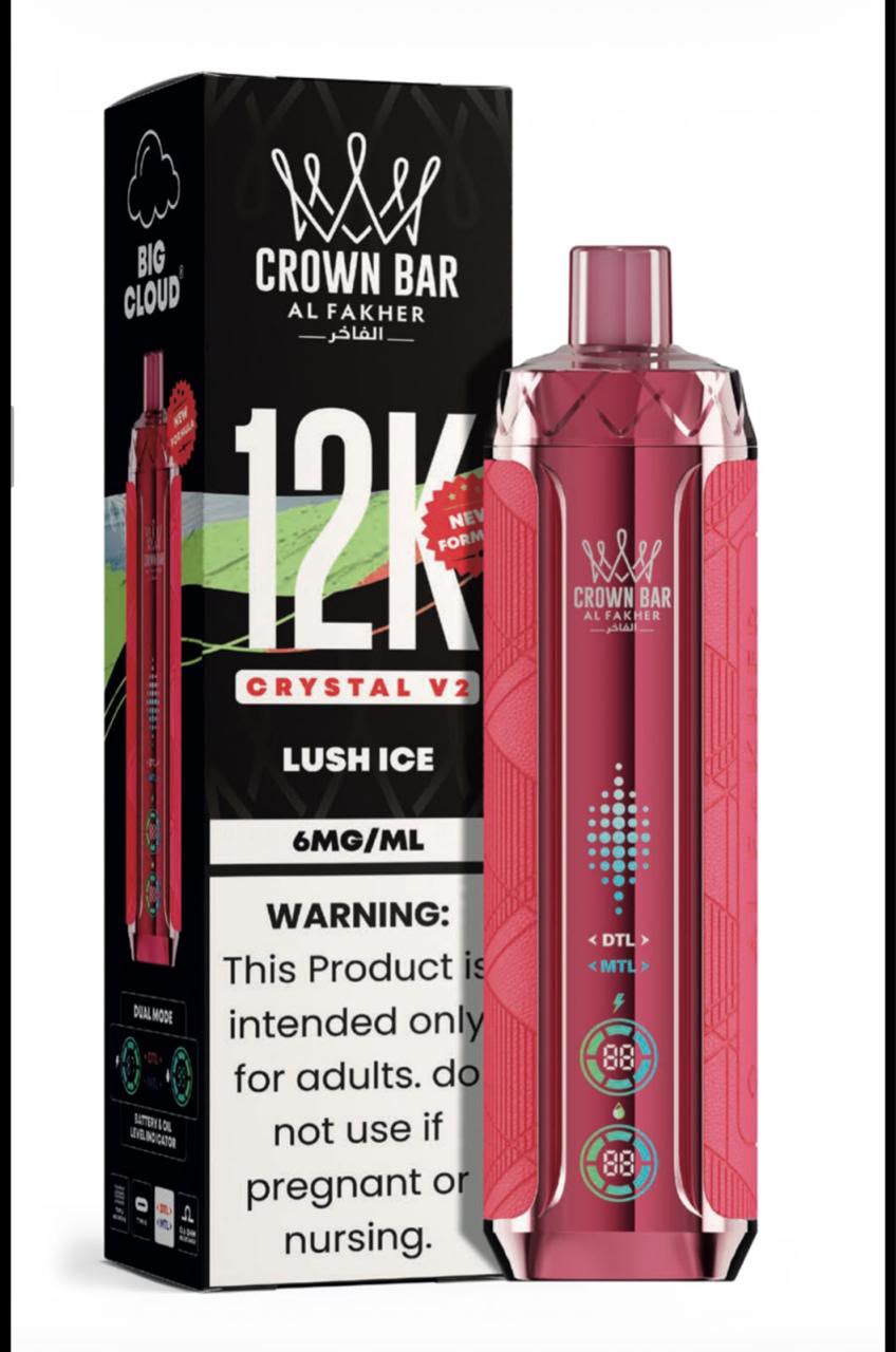 Al Fakher Crown Bar (Crystal V2) 12000 Puffs Disposable Vape