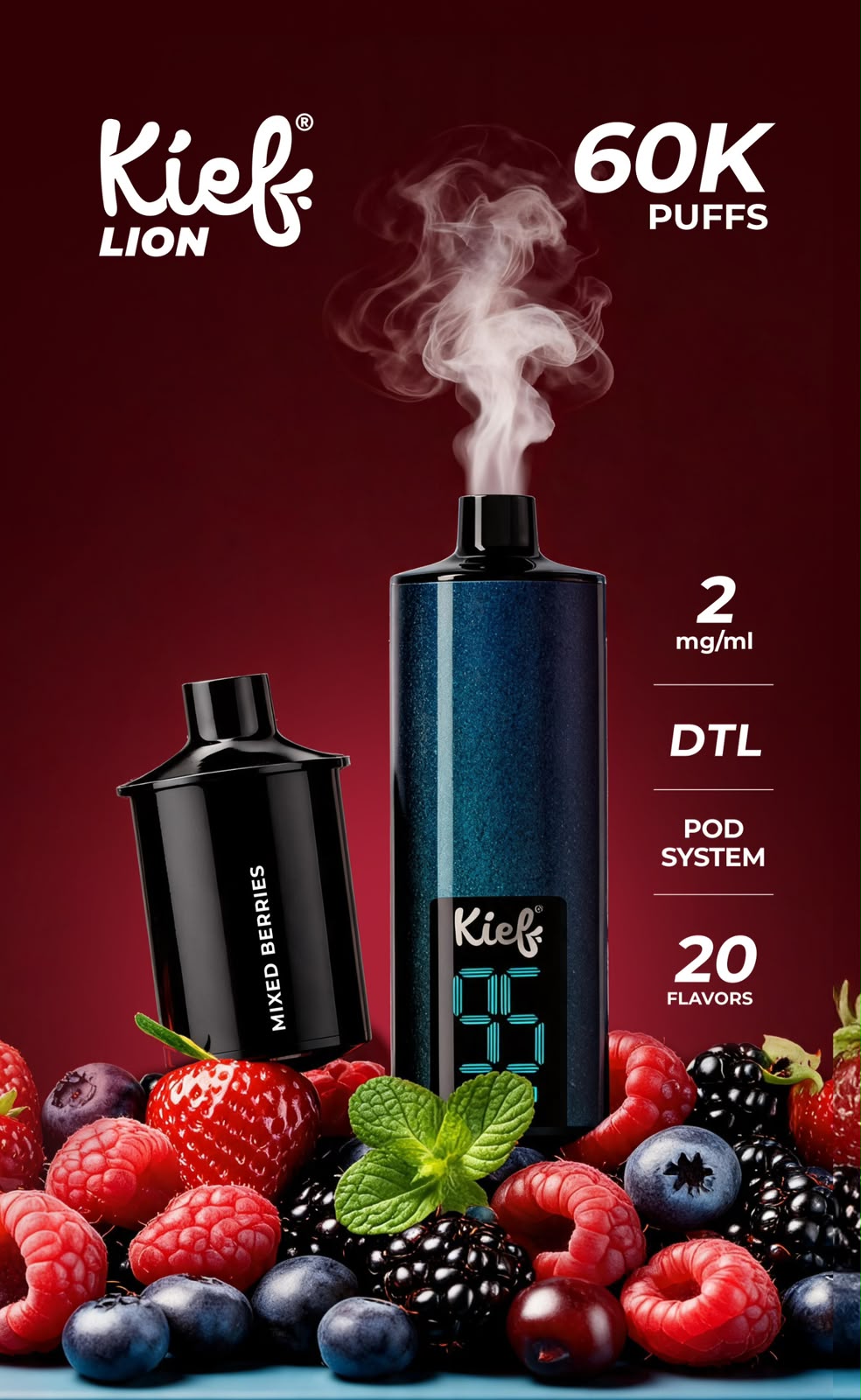 Kief Lion 60000 Puffs Pod System Disposable Vape