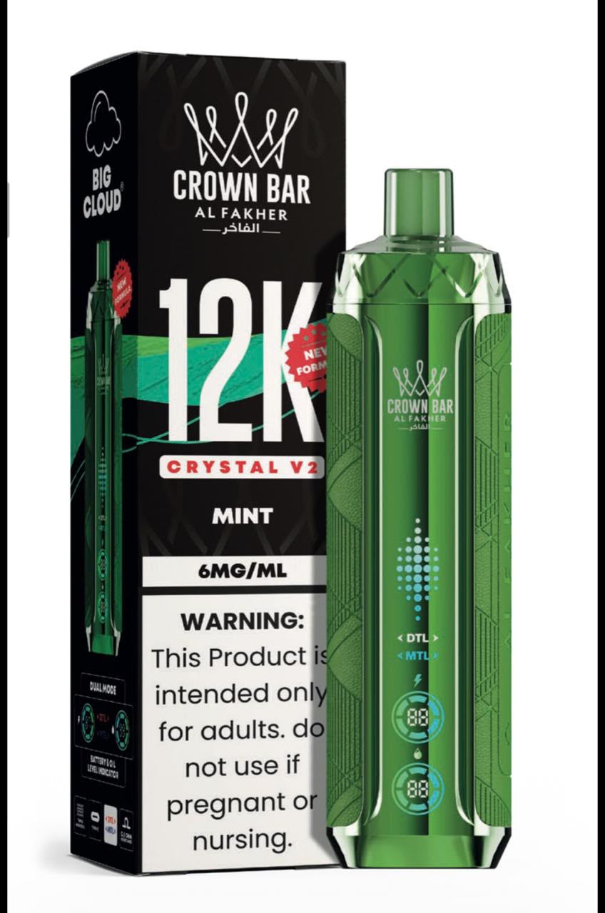 Al Fakher Crown Bar (Crystal V2) 12000 Puffs Disposable Vape