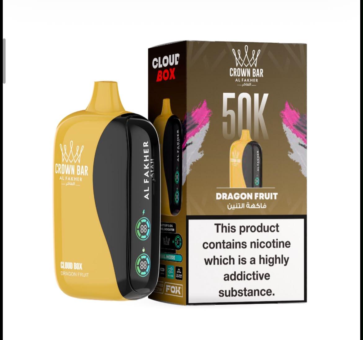 Al Fakher Crown Bar 50K Cloud Box 50000 Puffs