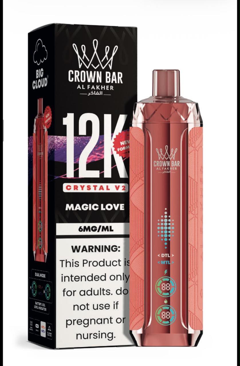Al Fakher Crown Bar (Crystal V2) 12000 Puffs Disposable Vape