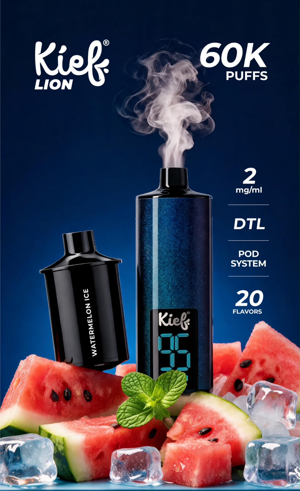 Kief Lion 60000 Puffs Pod System Disposable Vape