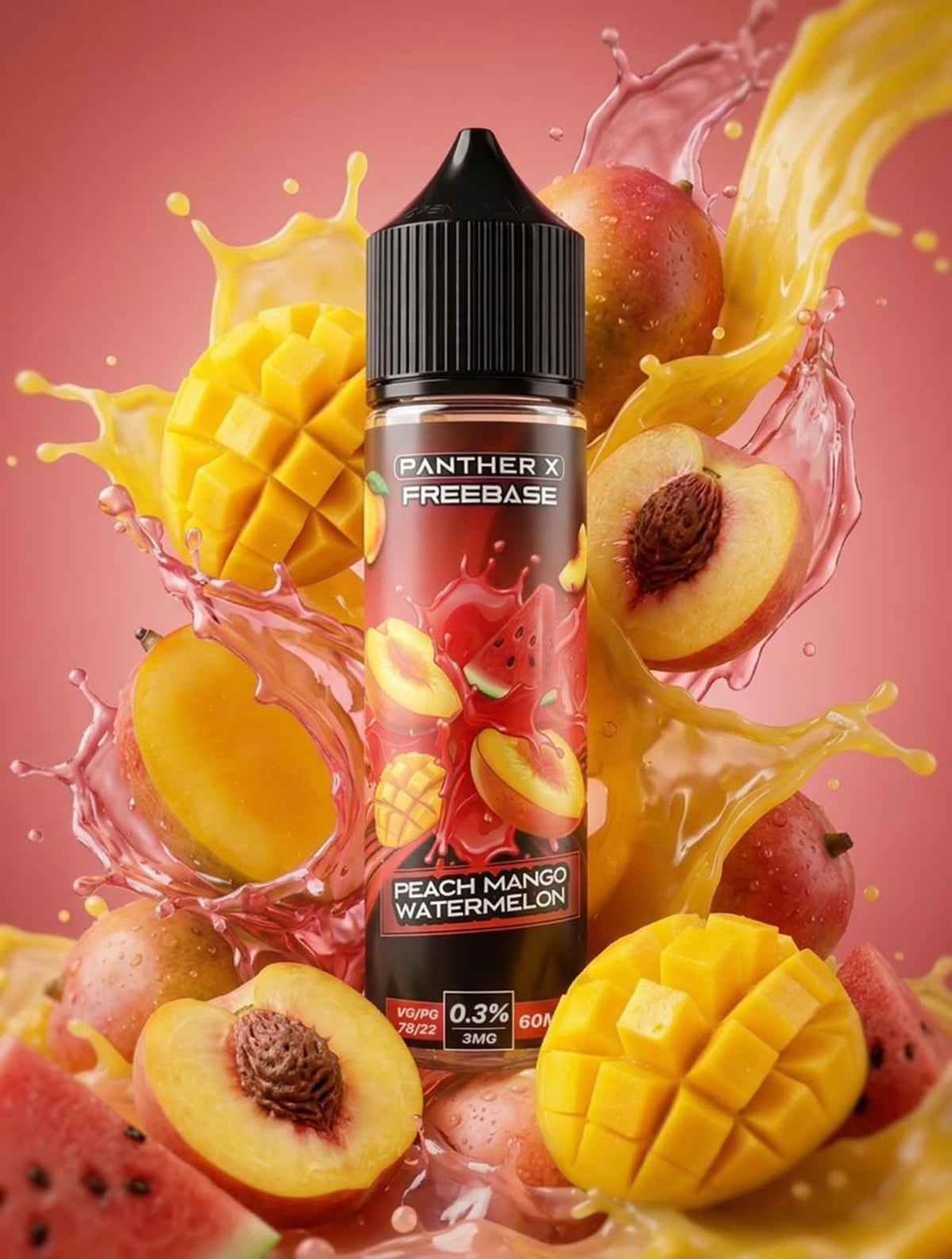 Dr Vapes Panther X Freebase 60ml 3mg Nicotine Vape Juice