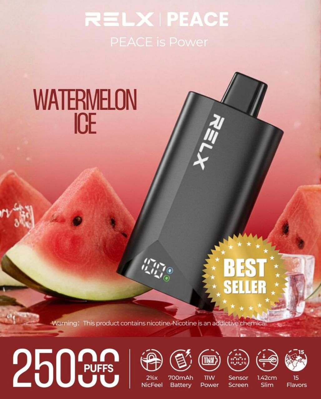 Relx Peace 25000 Puffs Disposable Vape