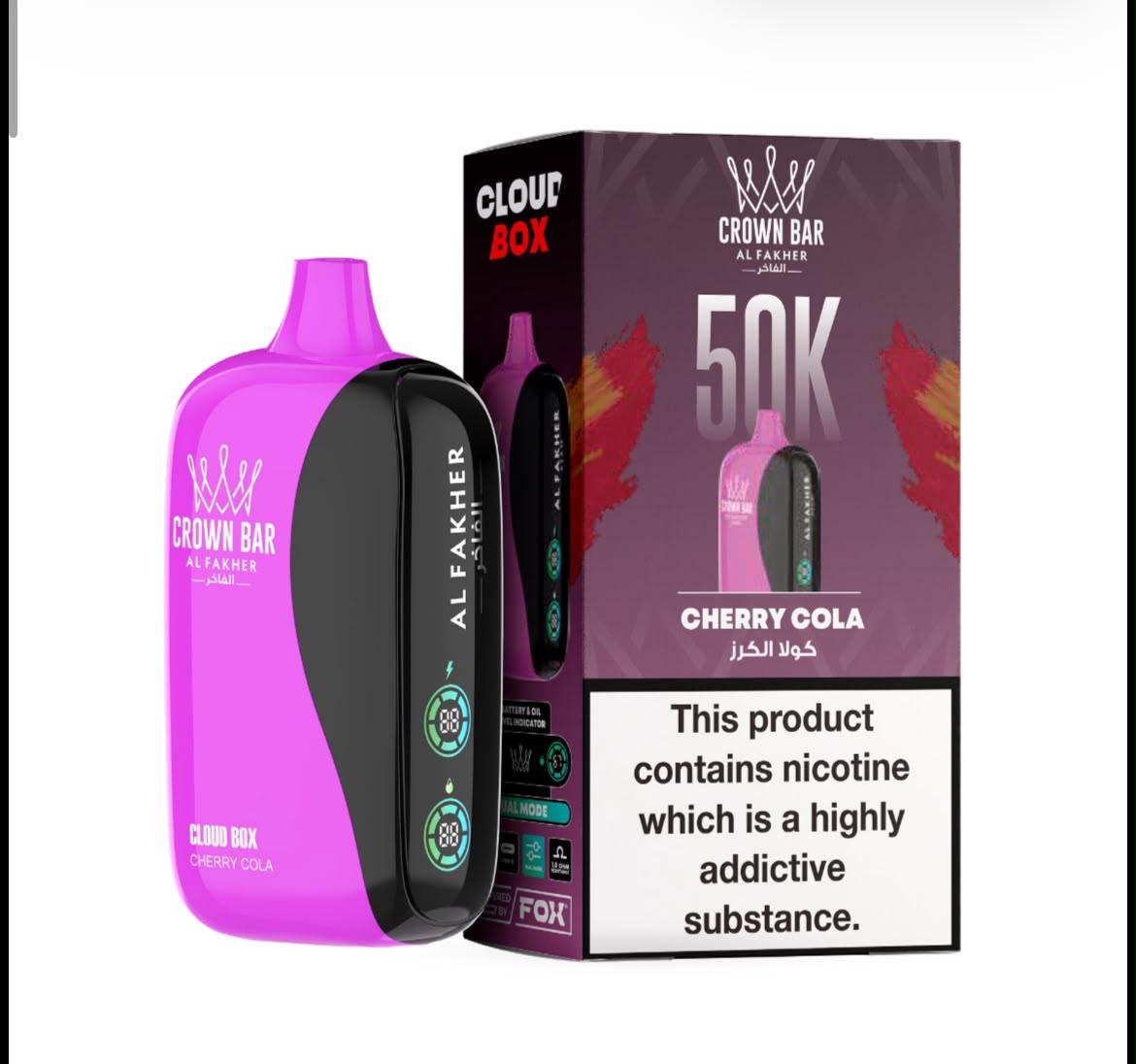 Al Fakher Crown Bar 50K Cloud Box 50000 Puffs