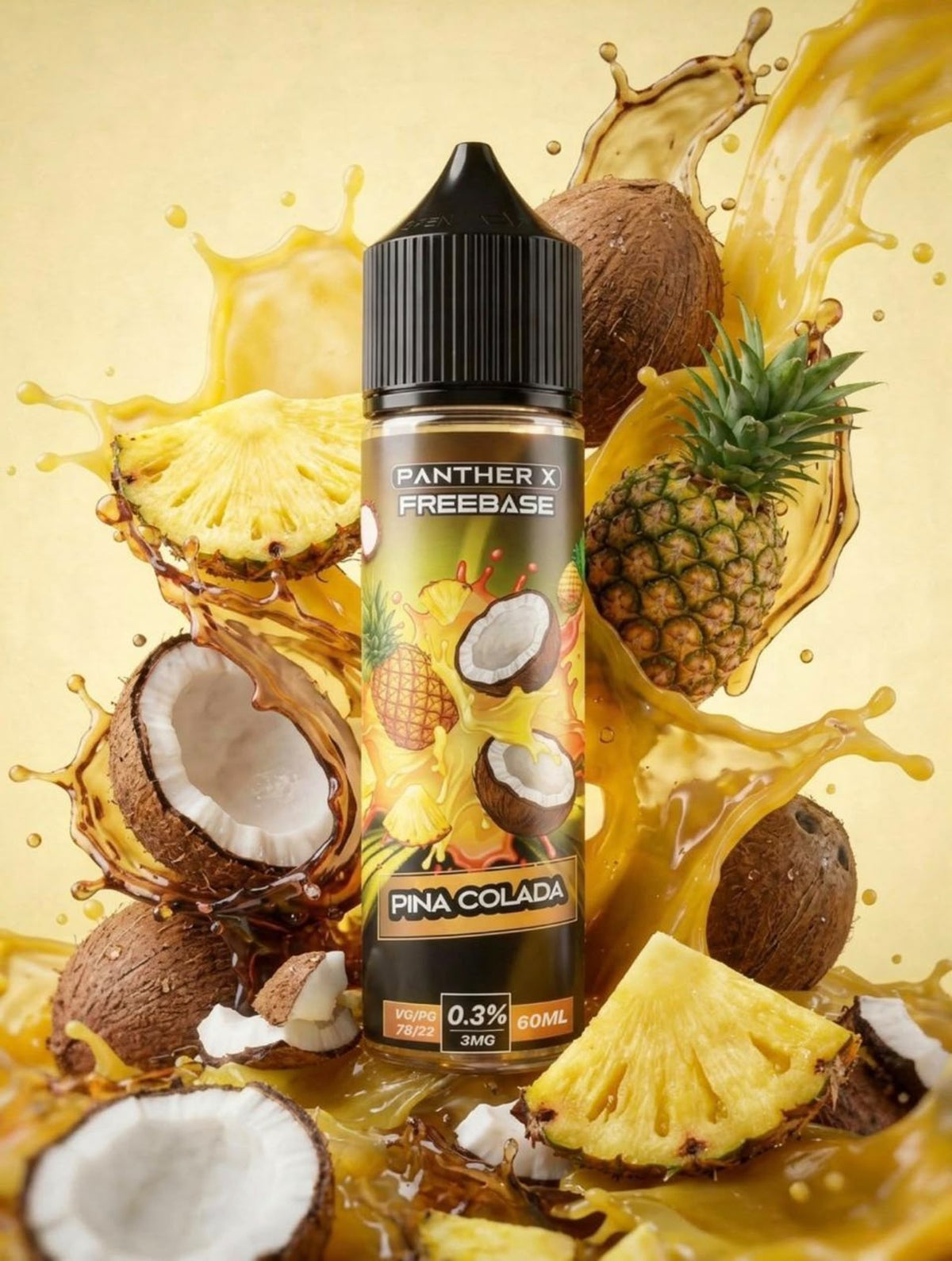 Dr Vapes Panther X Freebase 60ml 3mg Nicotine Vape Juice
