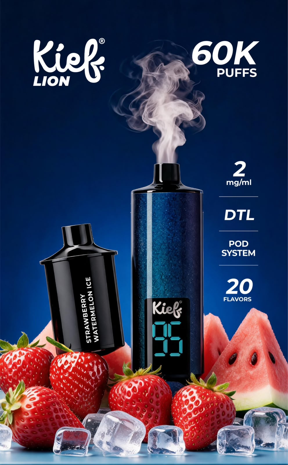 Kief Lion 60000 Puffs Pod System Disposable Vape