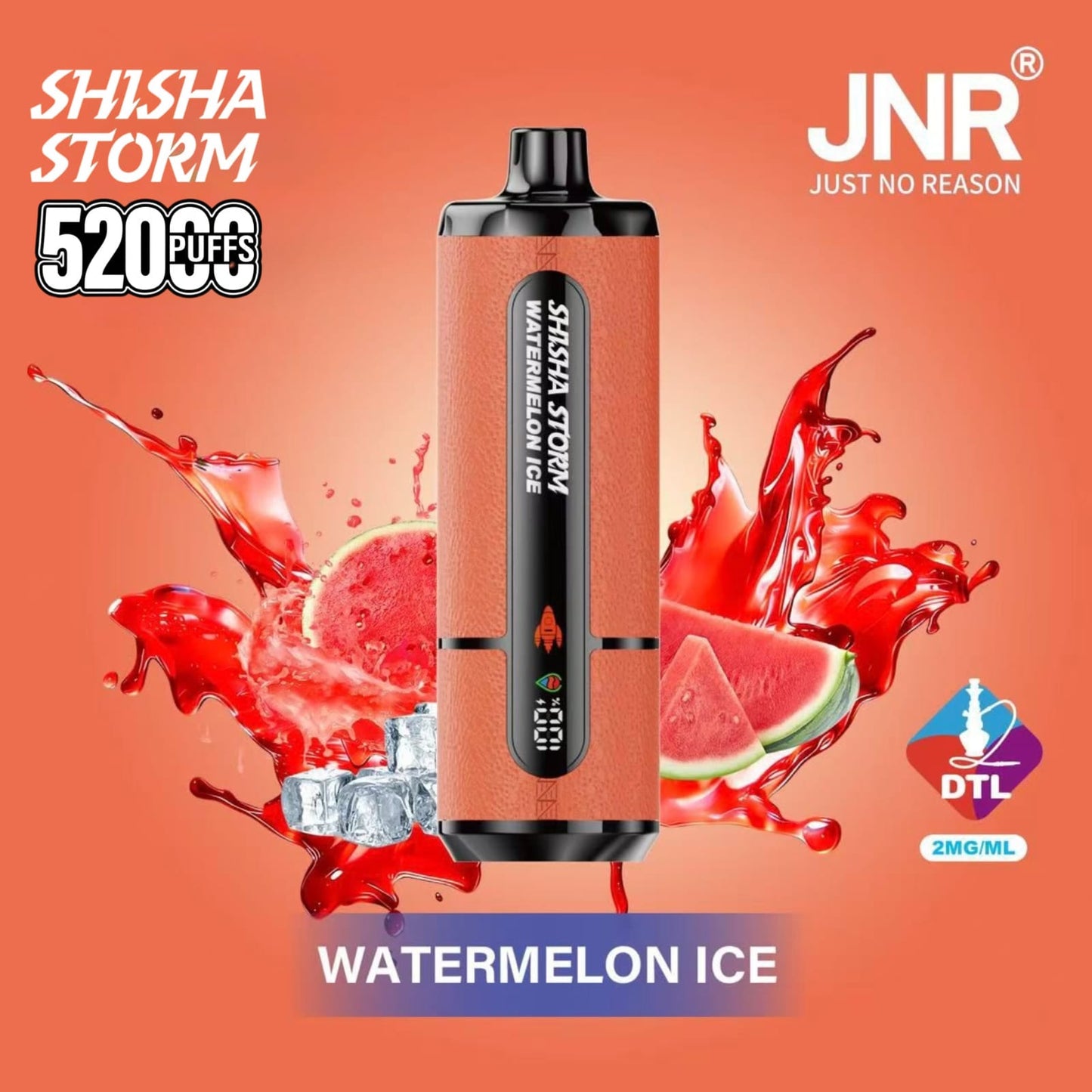 Jnr Shisha Storm 52000 Puffs Disposable Vape