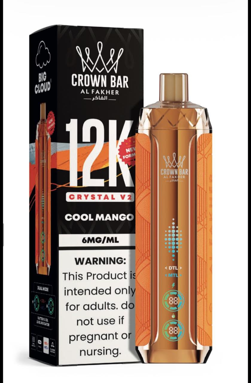 Al Fakher Crown Bar (Crystal V2) 12000 Puffs Disposable Vape