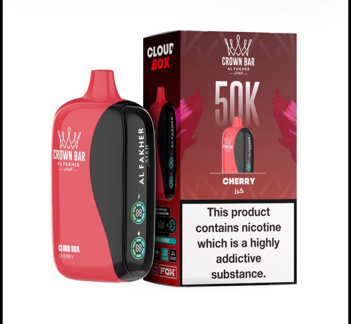 Al Fakher Crown Bar 50K Cloud Box 50000 Puffs