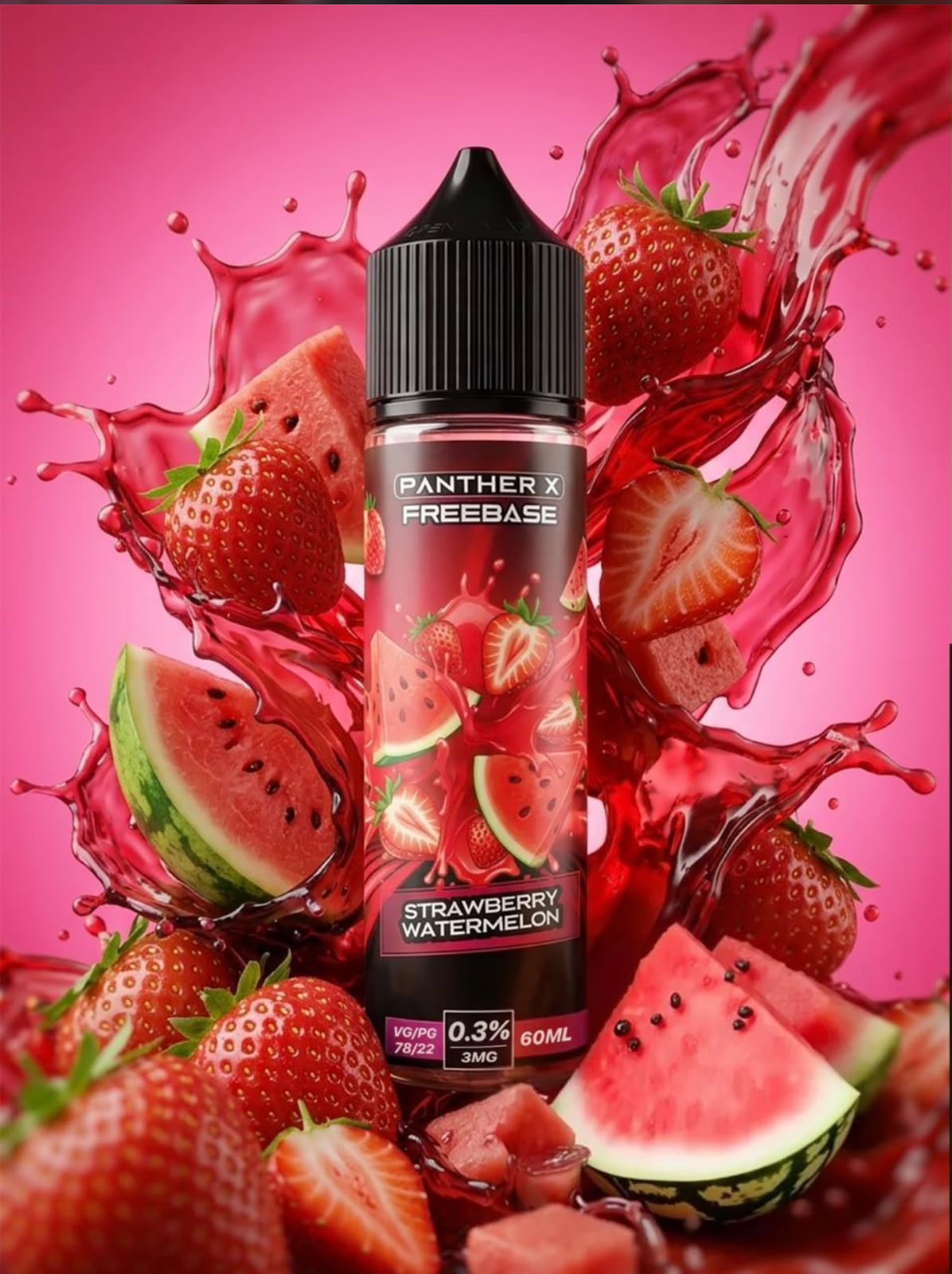 Dr Vapes Panther X Freebase 60ml 3mg Nicotine Vape Juice