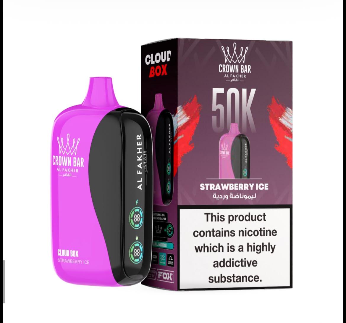 Al Fakher Crown Bar 50K Cloud Box 50000 Puffs