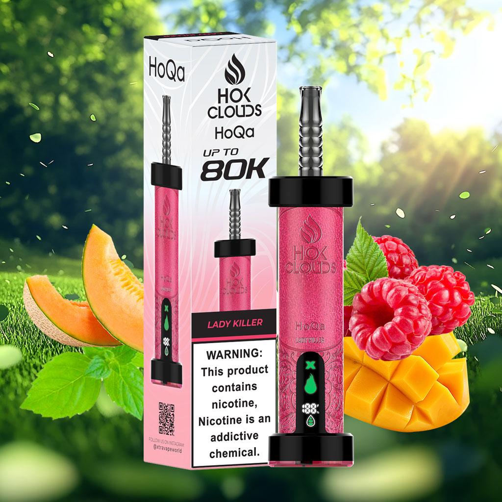 Hoqa 80K Puffs Hok Clouds Hookah Disposable Vape