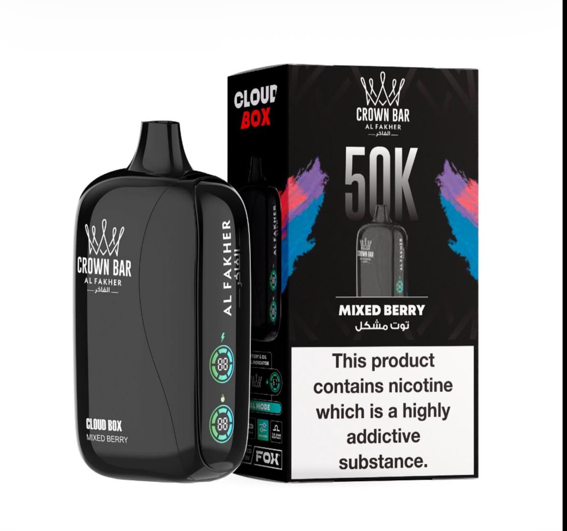 Al Fakher Crown Bar 50K Cloud Box 50000 Puffs