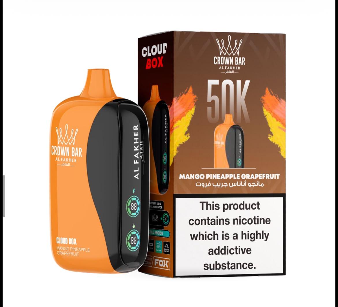 Al Fakher Crown Bar 50K Cloud Box 50000 Puffs