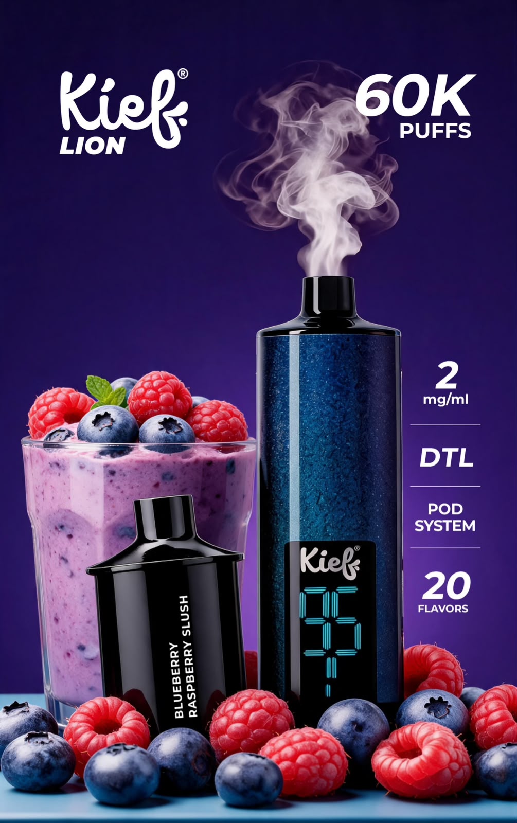 Kief Lion 60000 Puffs Pod System Disposable Vape