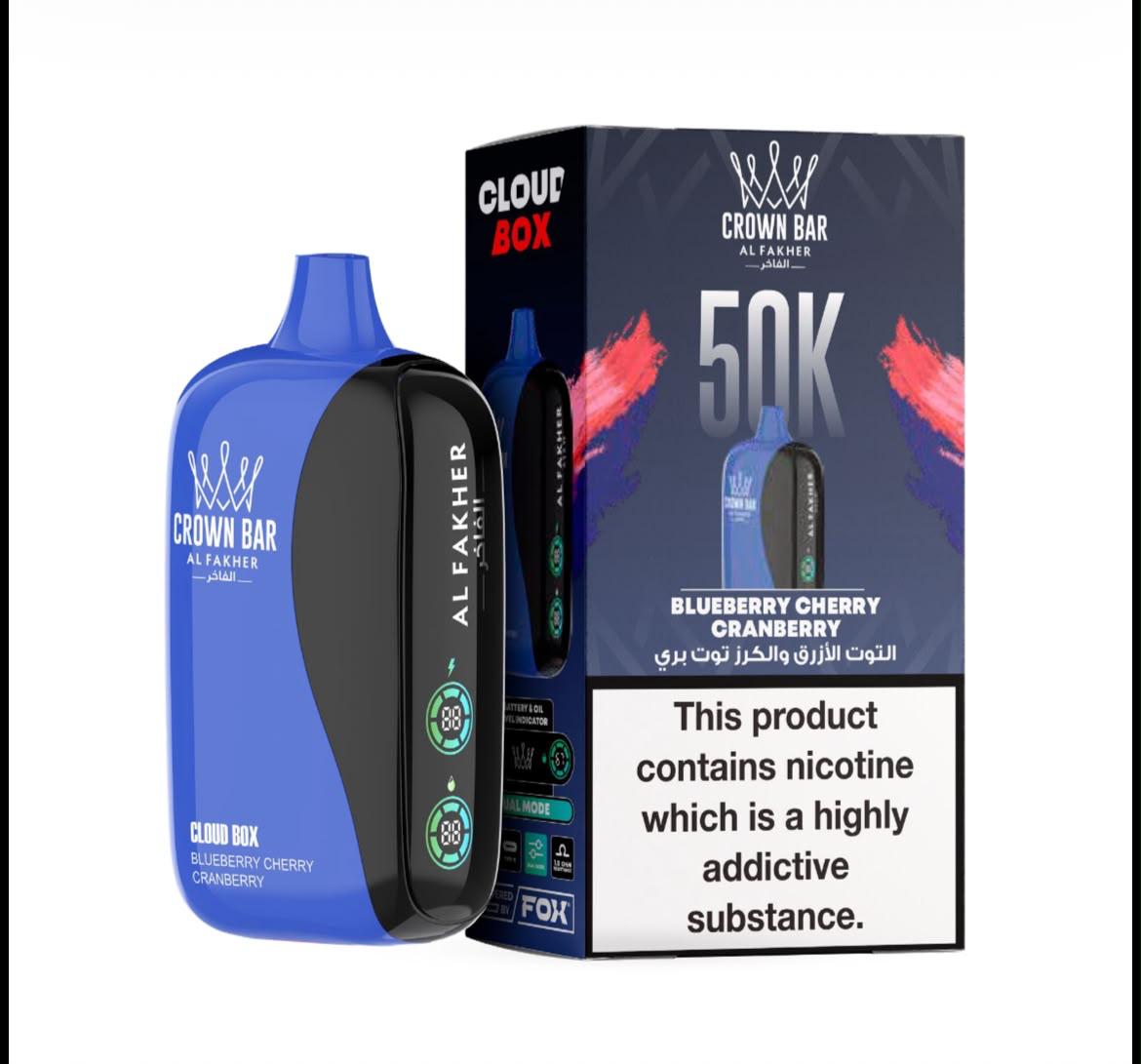 Al Fakher Crown Bar 50K Cloud Box 50000 Puffs