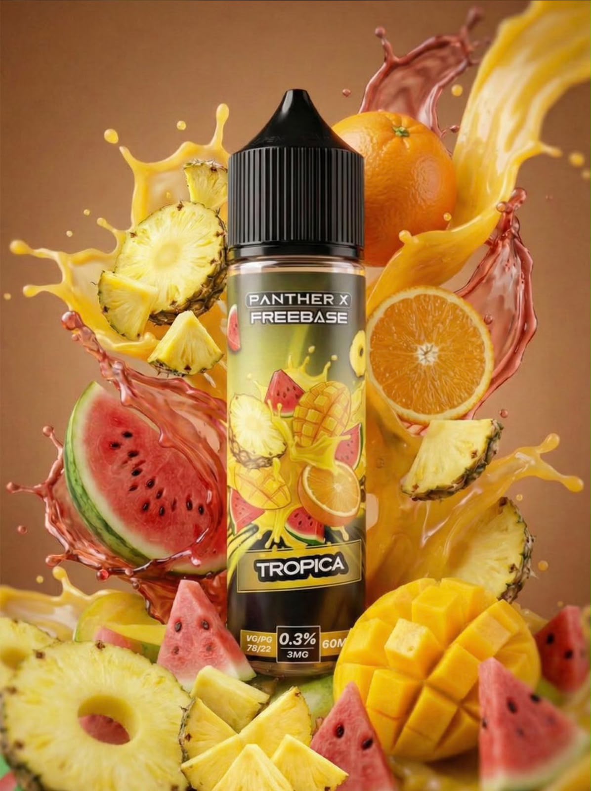 Dr Vapes Panther X Freebase 60ml 3mg Nicotine Vape Juice