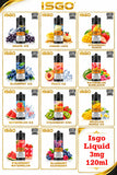 ISGO E-Liquid 120ml 3mg
