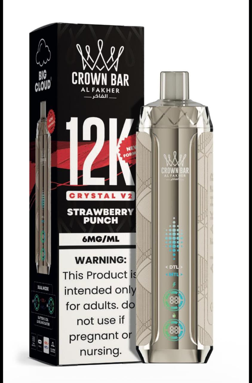 Al Fakher Crown Bar (Crystal V2) 12000 Puffs Disposable Vape