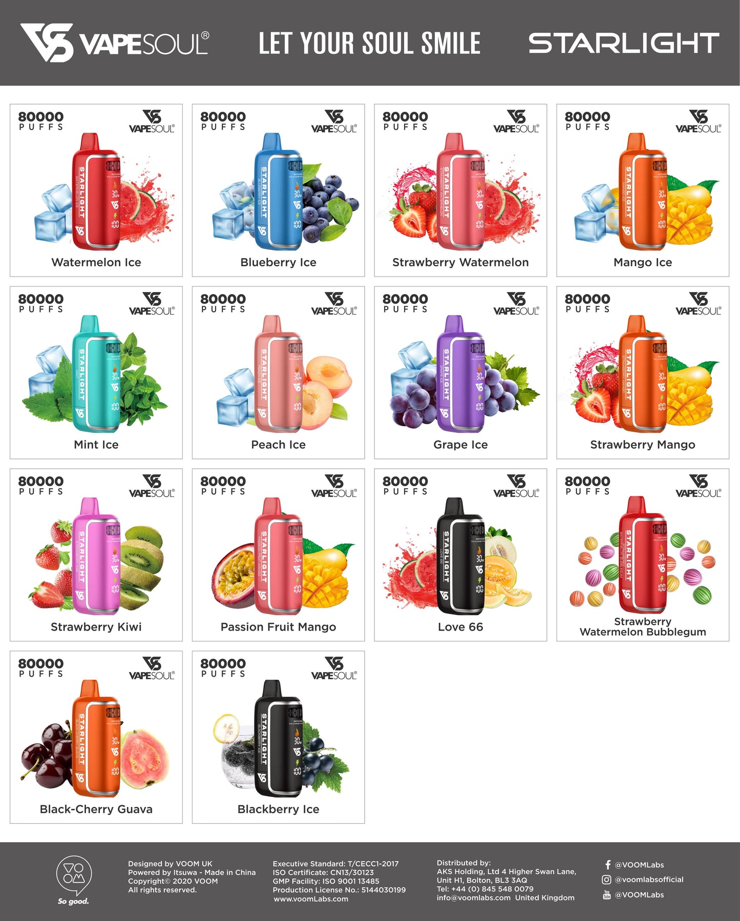 VapeSoul Starlight 80K Puffs Disposable Vape