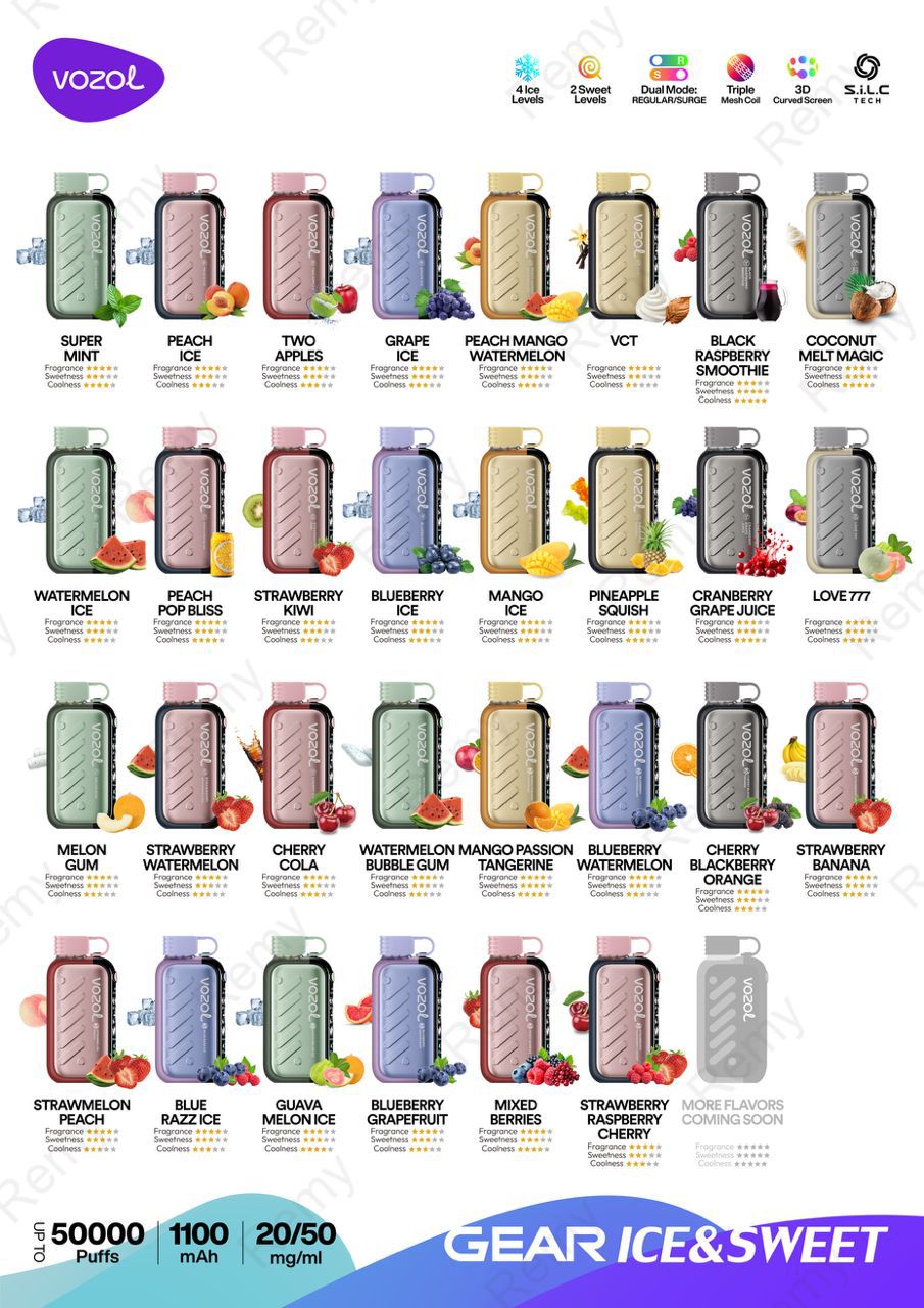 Vozol Gear 50000 Puffs Disposable Vape