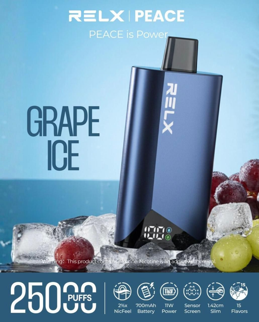 Relx Peace 25000 Puffs Disposable Vape