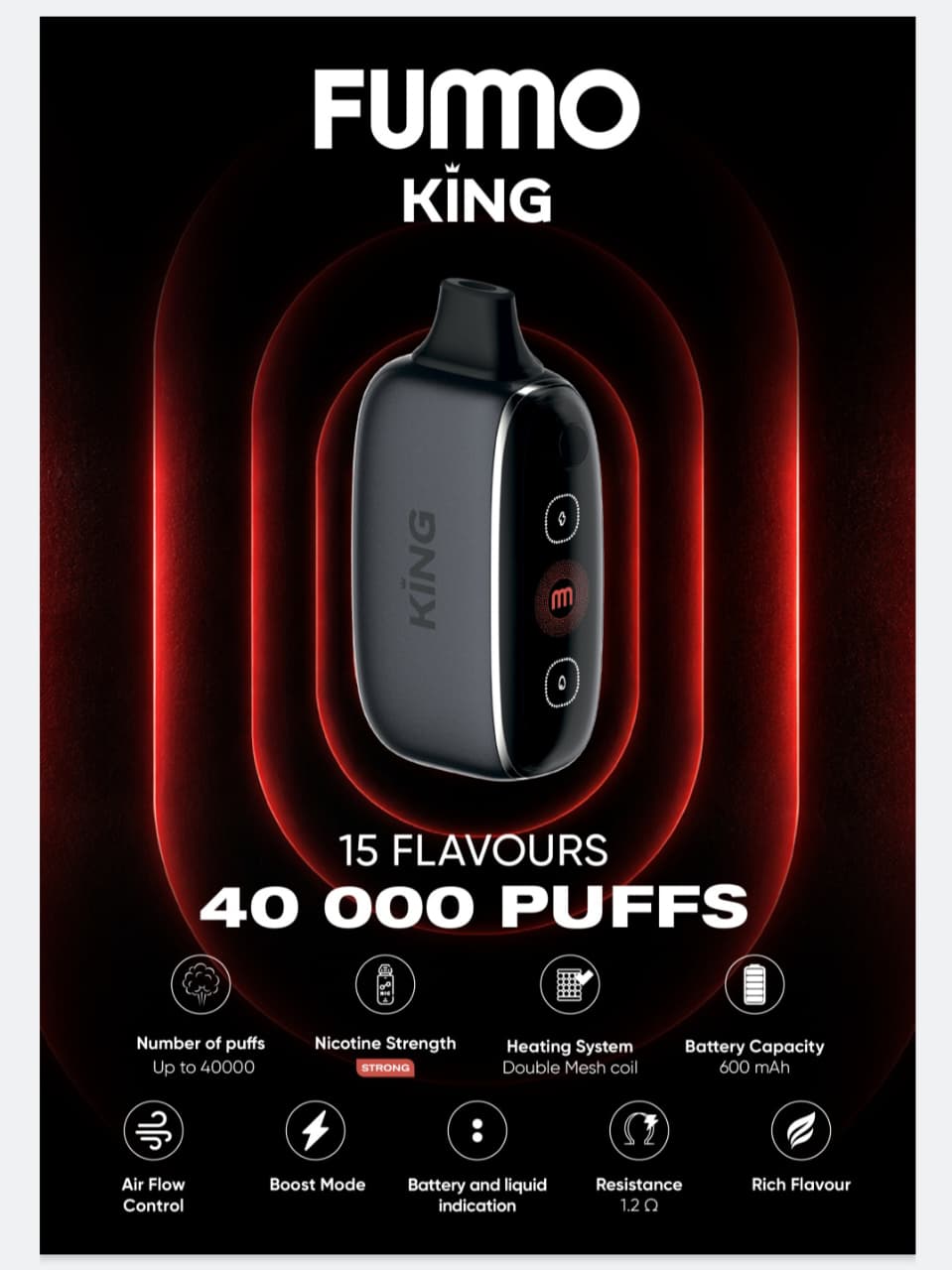 FUMMO King 40,000 Puffs Disposable Vape