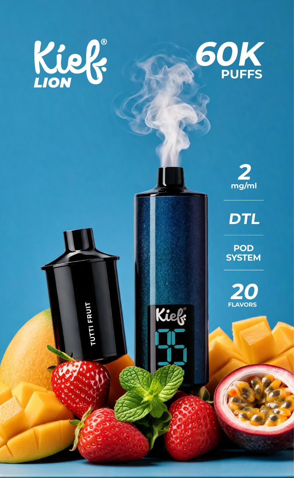 Kief Lion 60000 Puffs Pod System Disposable Vape