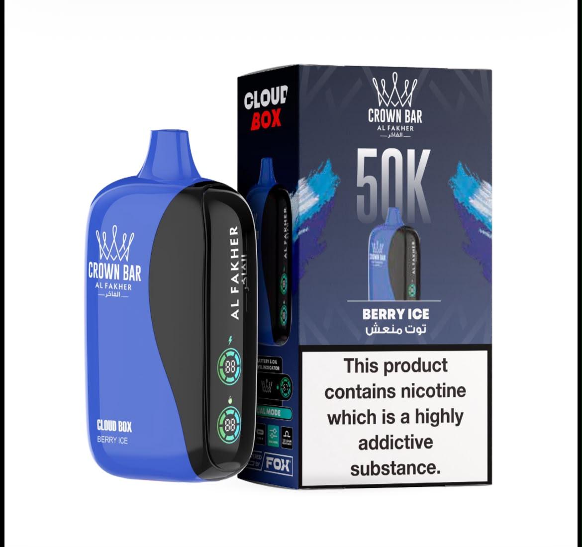 Al Fakher Crown Bar 50K Cloud Box 50000 Puffs