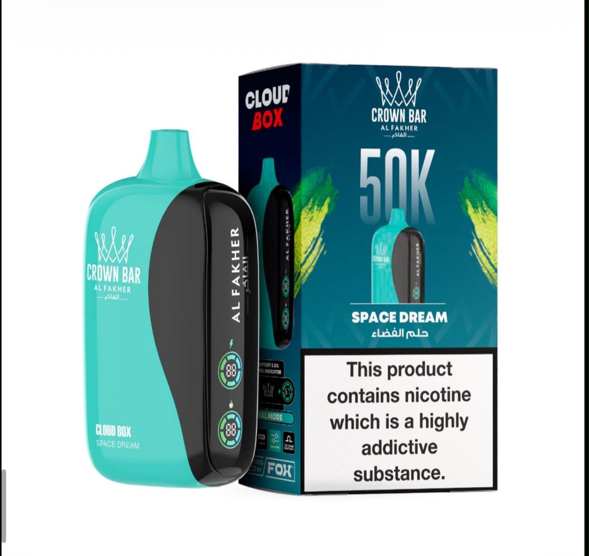 Al Fakher Crown Bar 50K Cloud Box 50000 Puffs
