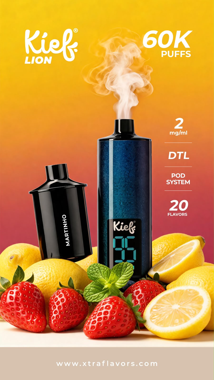 Kief Lion 60000 Puffs Pod System Disposable Vape