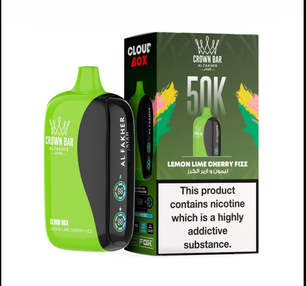 Al Fakher Crown Bar 50K Cloud Box 50000 Puffs