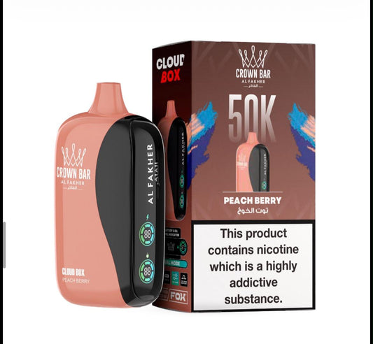 Al Fakher Crown Bar 50K Cloud Box 50000 Puffs