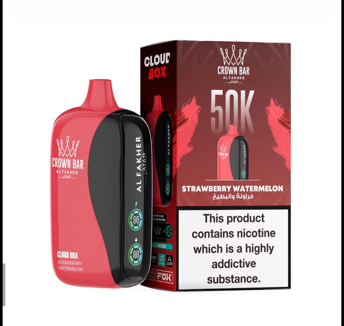 Al Fakher Crown Bar 50K Cloud Box 50000 Puffs