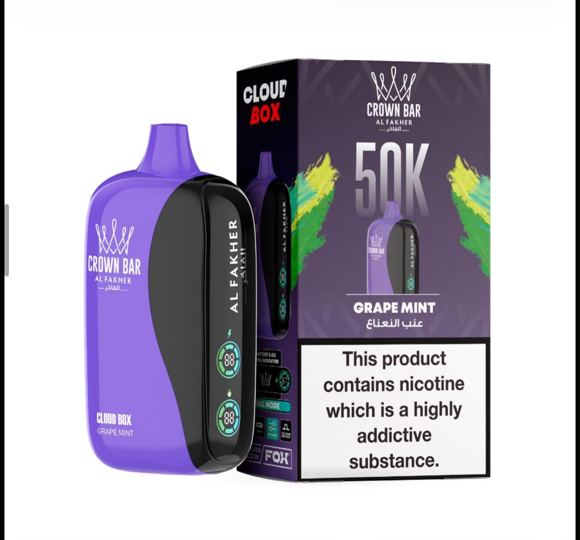 Al Fakher Crown Bar 50K Cloud Box 50000 Puffs