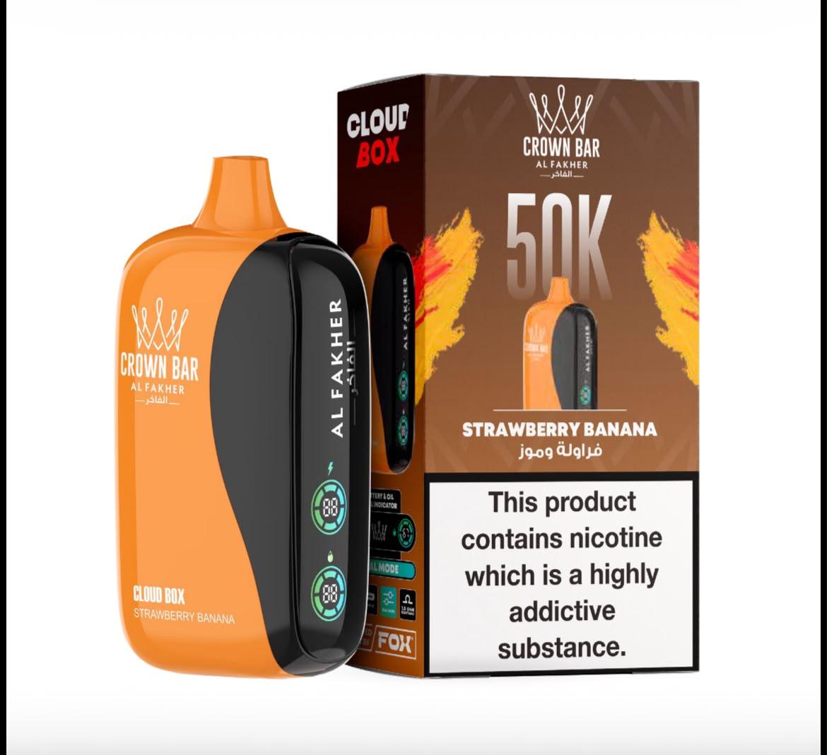 Al Fakher Crown Bar 50K Cloud Box 50000 Puffs